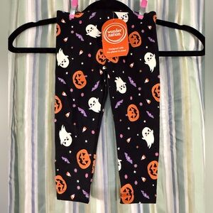 Halloween Wonder Nation Infant Baby Pumpkin & Ghost Season Pants Sz 18 Mths NWT